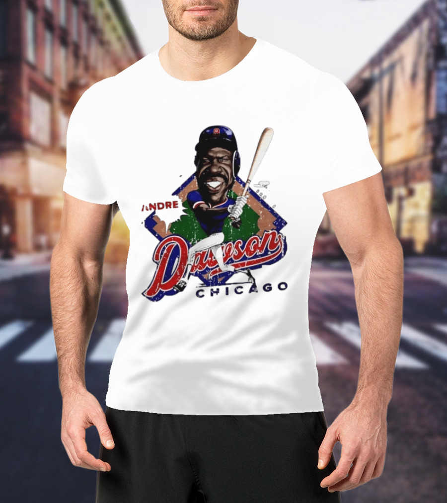 Andre Dawson Chicago Cubs Baseball Legend T-Shirt