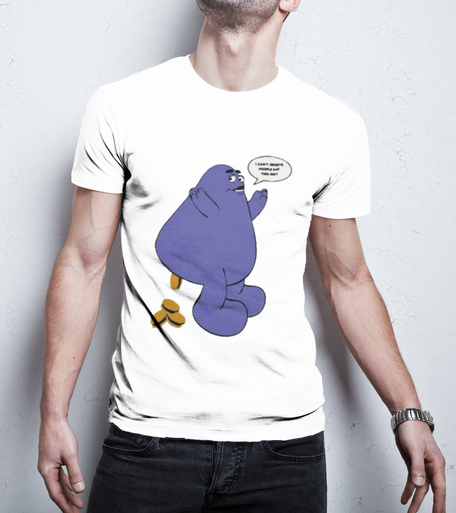 Rare AKOMPLICE GRIMACE I Can't Believe People Eat This T-Shirt