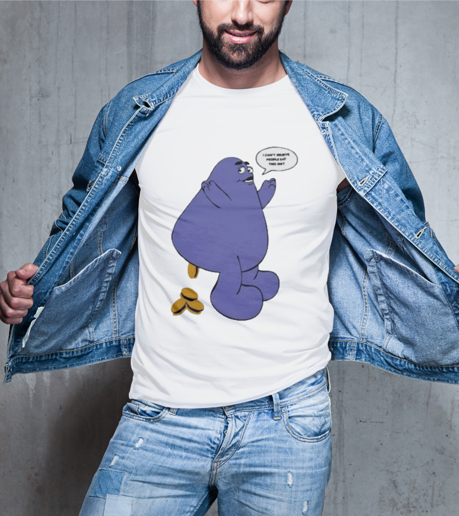 Rare AKOMPLICE GRIMACE I Can't Believe People Eat This T-Shirt