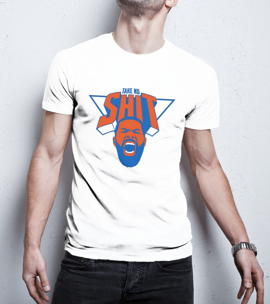 Karl Anthony Towns New York Knicks Take No Shit Knicks T-Shirt
