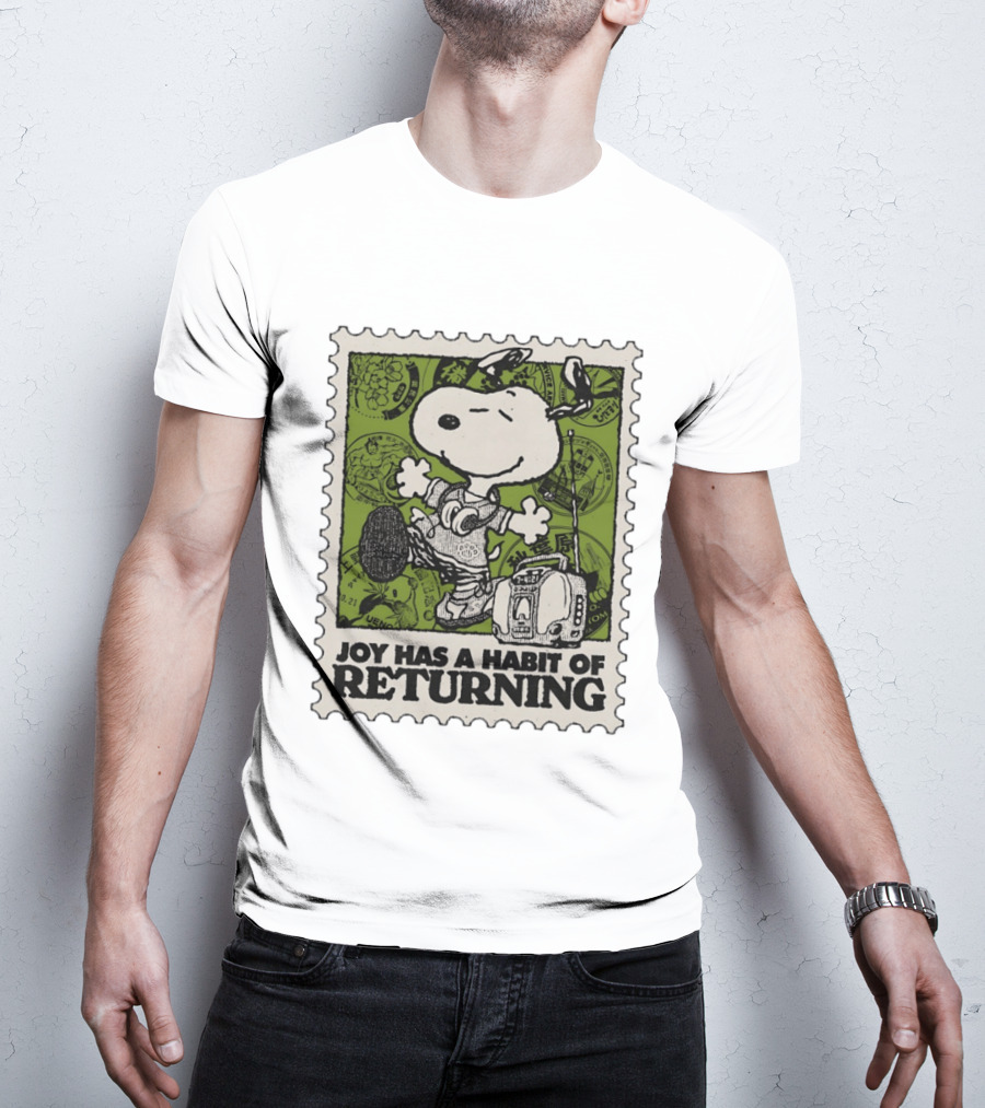 Snoopy Headphones Streetwear Joy Has A Habit Of Returning T-Shirt