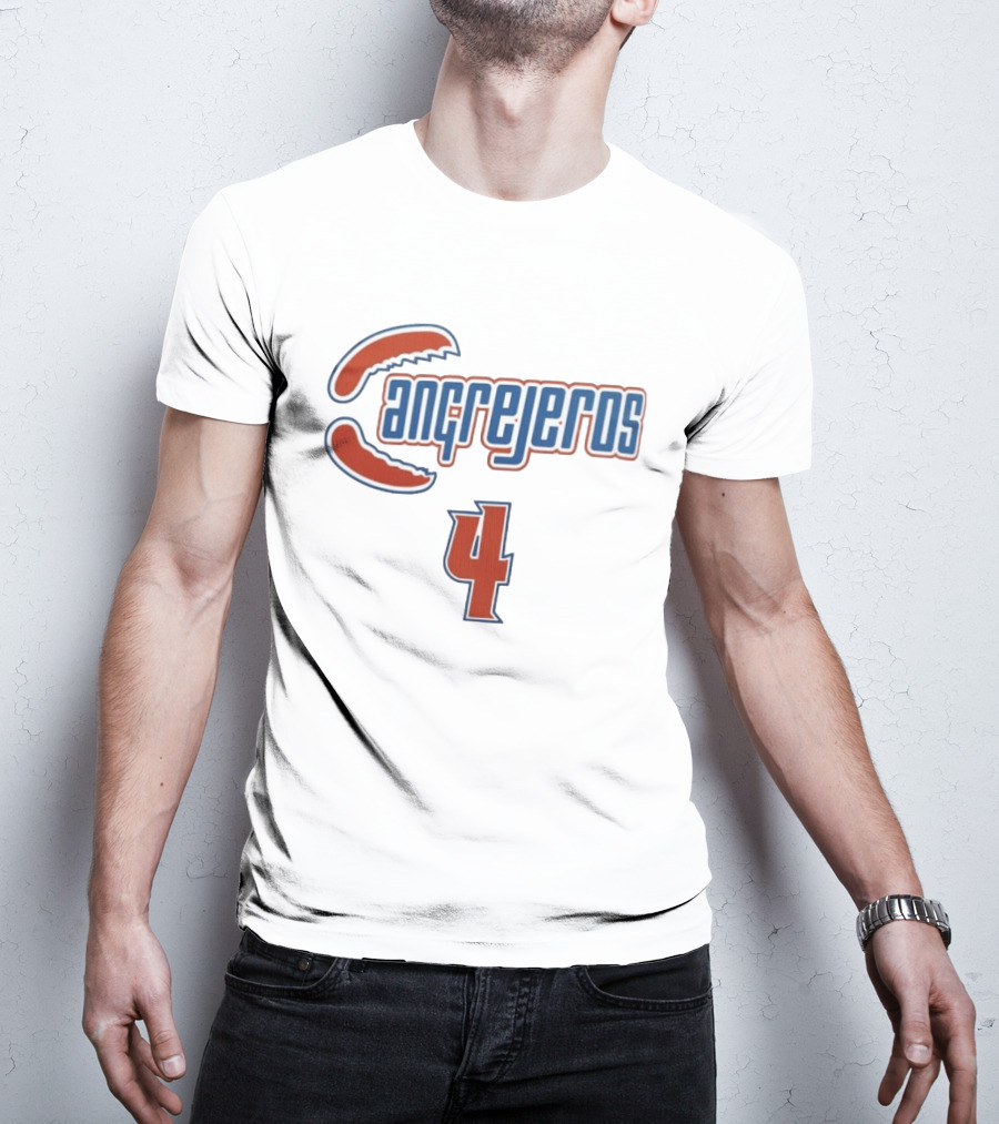 Cangrejeros De Santurce 2026 Honoring José 'Piculín' Ortiz 4 T-Shirt