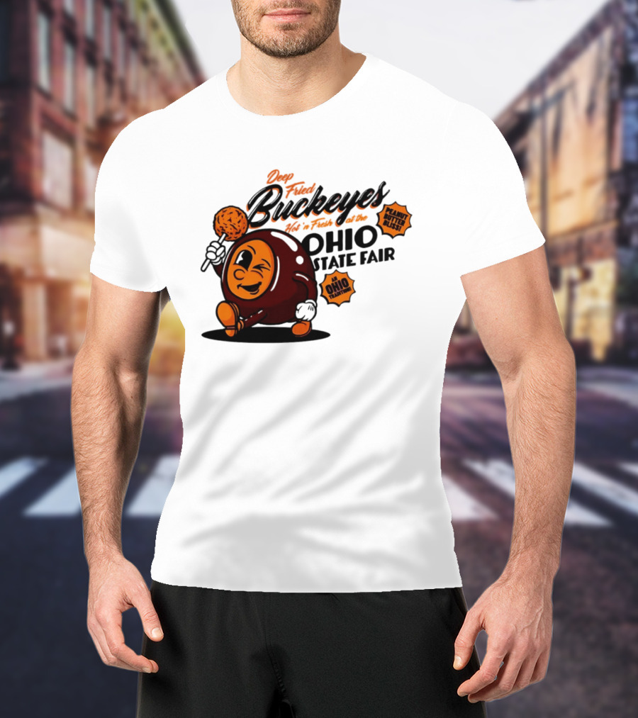 Ohio State Fair Deep Fried Buckeyes Hot'n Fresh Peanut Butter Bliss T-Shirt
