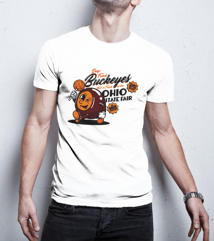 Ohio State Fair Deep Fried Buckeyes Hot'n Fresh Peanut Butter Bliss T-Shirt