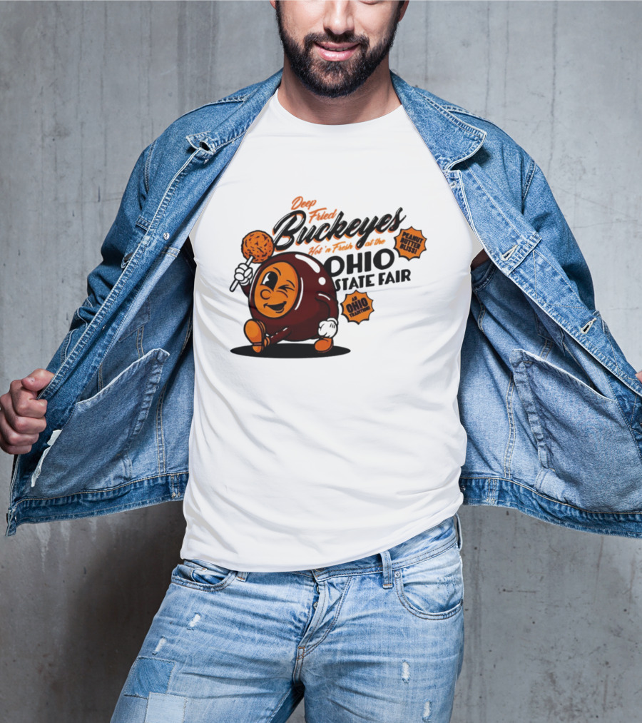 Ohio State Fair Deep Fried Buckeyes Hot'n Fresh Peanut Butter Bliss T-Shirt