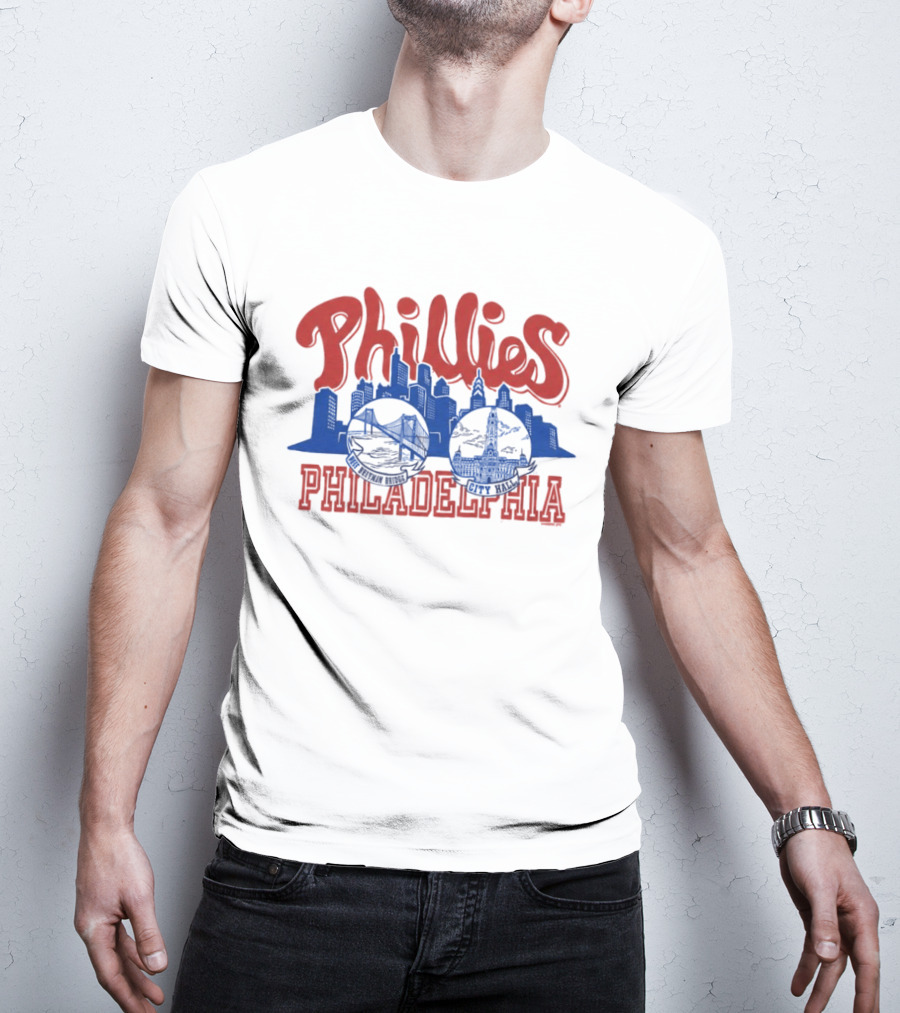 Phillies Philadelphia City Hall Skyline T-Shirt