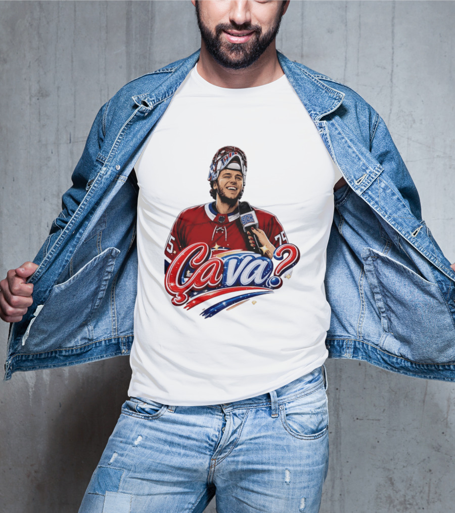 Ca Va Jakub Dobes Montreal Canadiens Interview NHL 75 Hockey Jersey T-Shirt