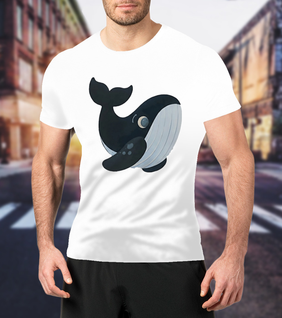 Cocomelon The Movie J.J Whale Cartoon T-Shirt