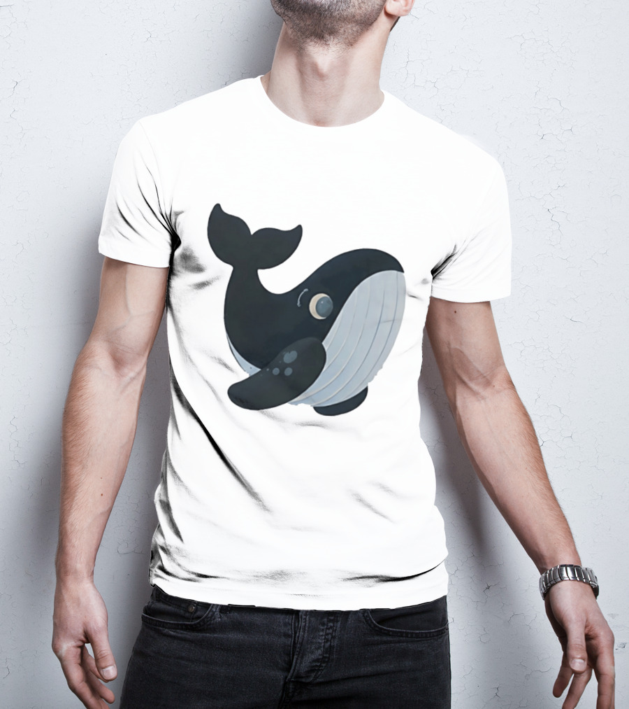 Cocomelon The Movie J.J Whale Cartoon T-Shirt