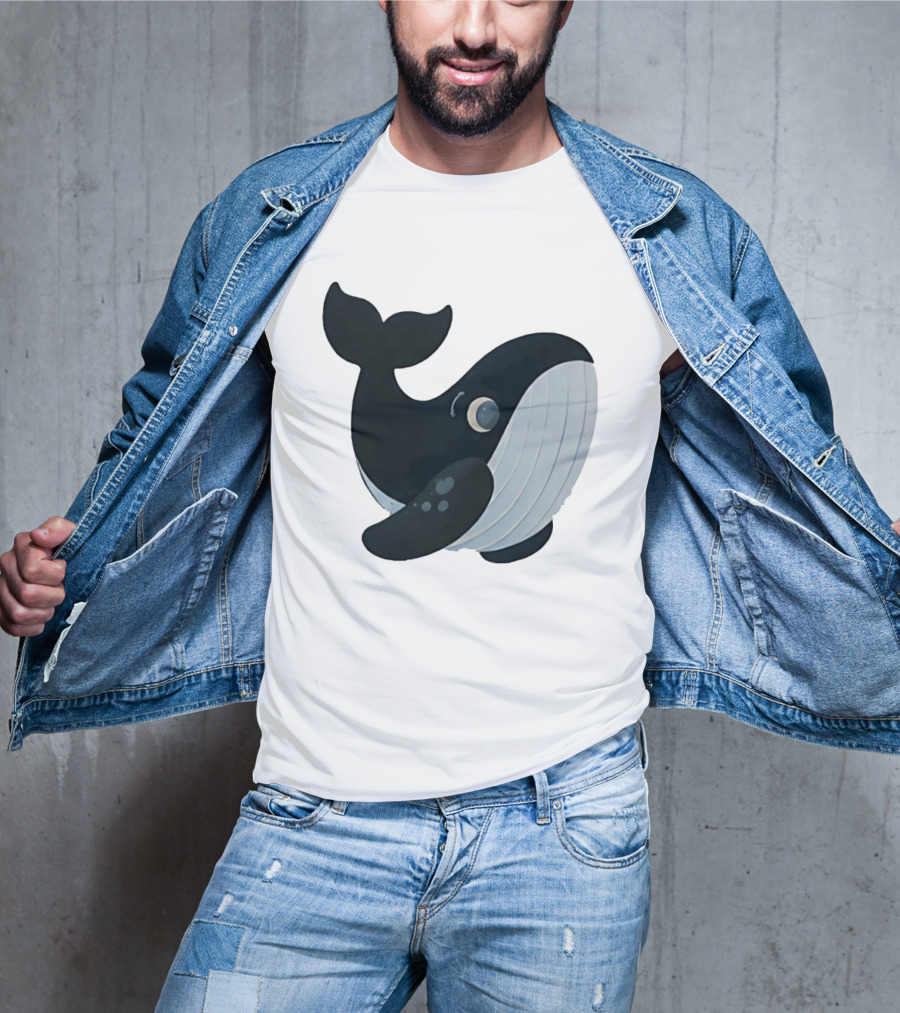 Cocomelon The Movie J.J Whale Cartoon T-Shirt