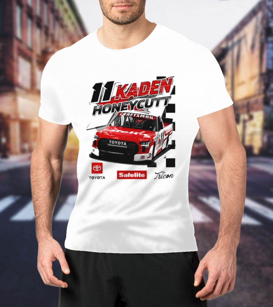 Kaden Honeycutt 11 Toyota Tundra TRICON Garage Racing Team T-Shirt