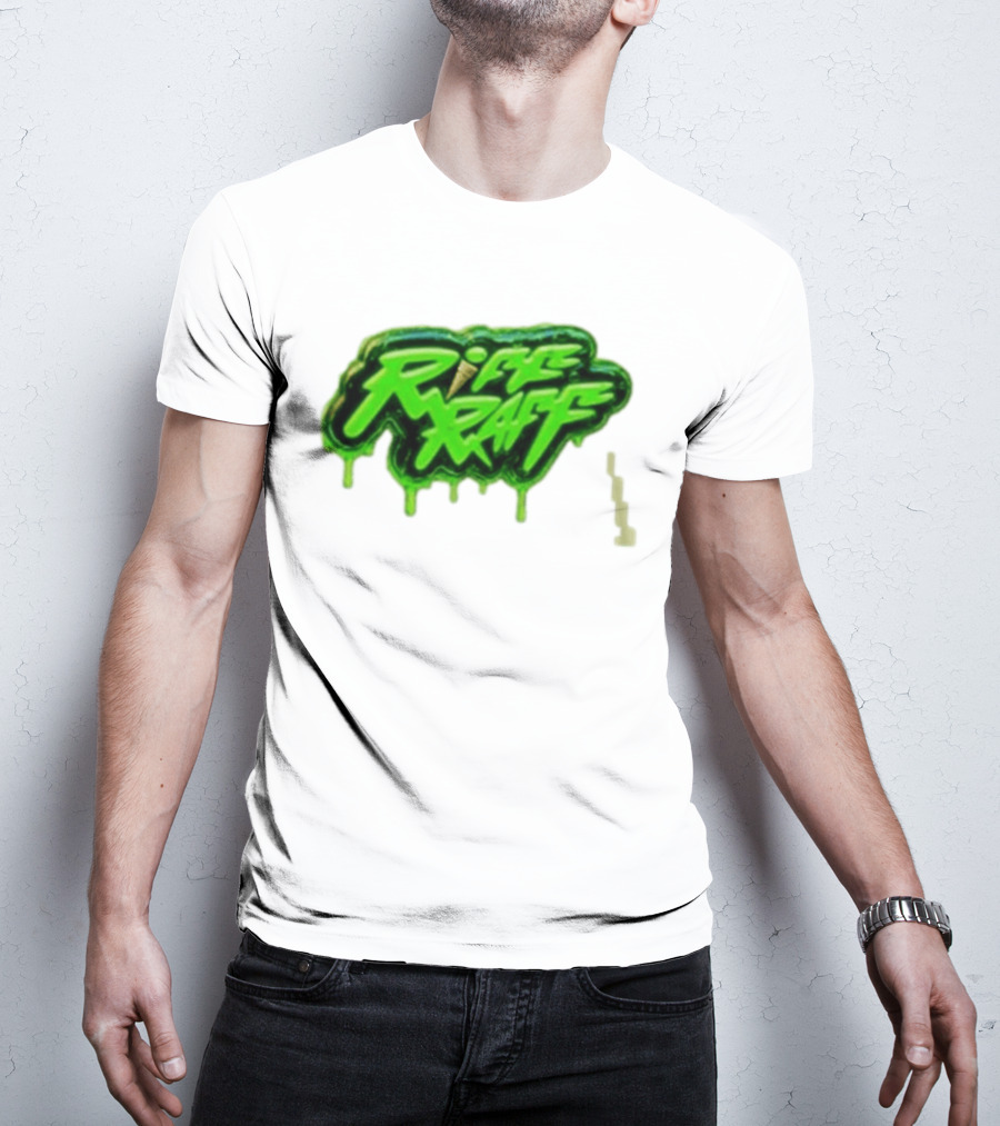 Riff Raff Neon Green Drip T-Shirt