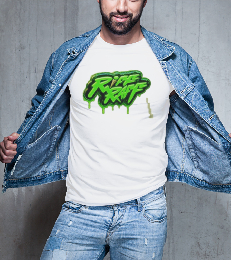Riff Raff Neon Green Drip T-Shirt