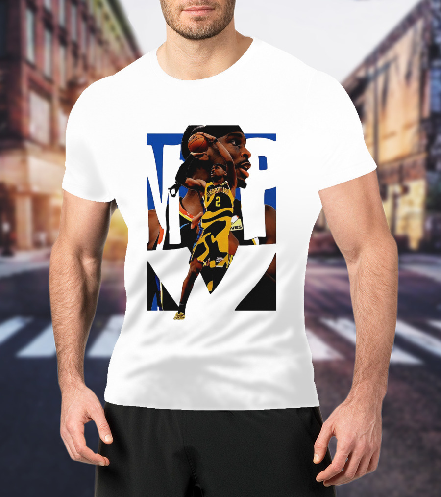 Shai Gilgeous Alexander 2 MVP Oklahoma City Thunder NBA Player Action T-Shirt