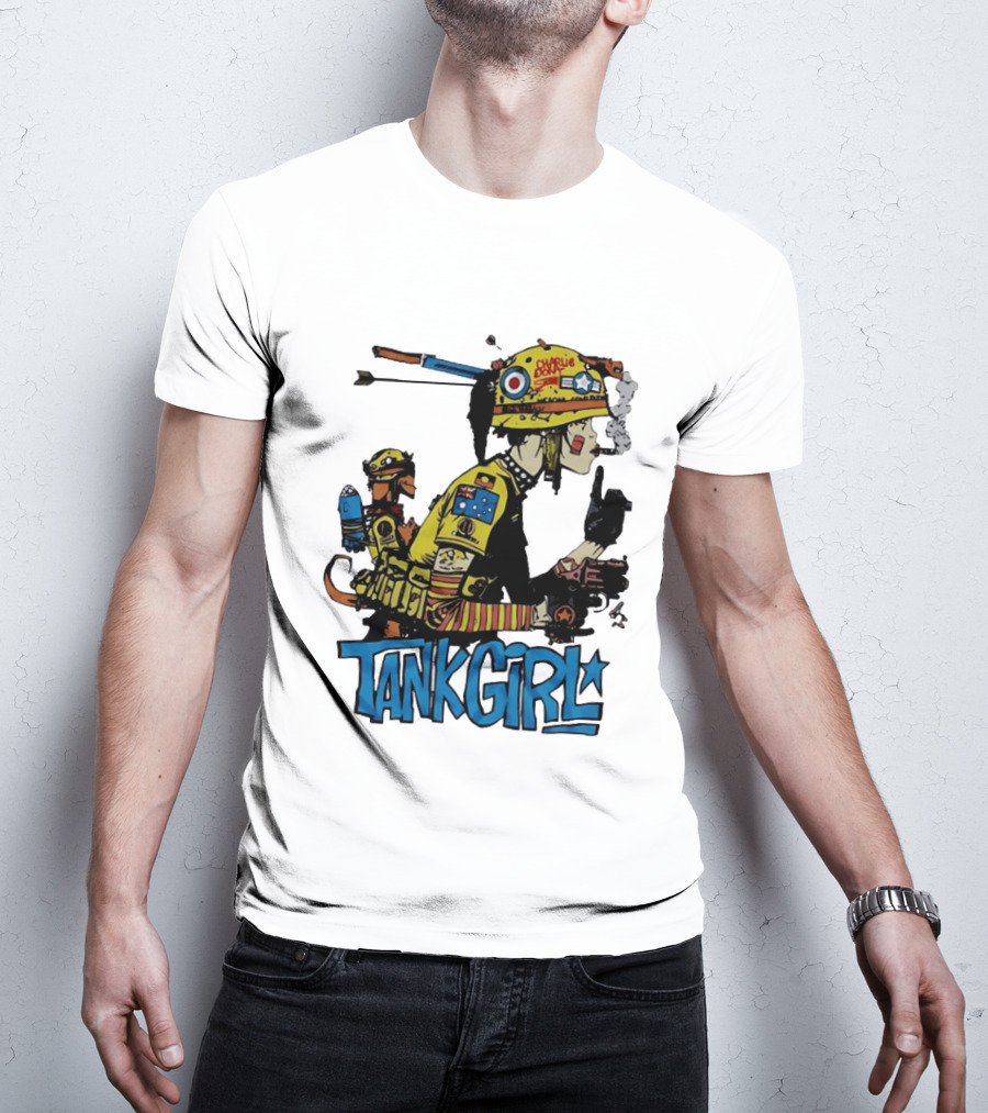Tank Girl Comic Punk Rock Charlie Don't Surf T-Shirt