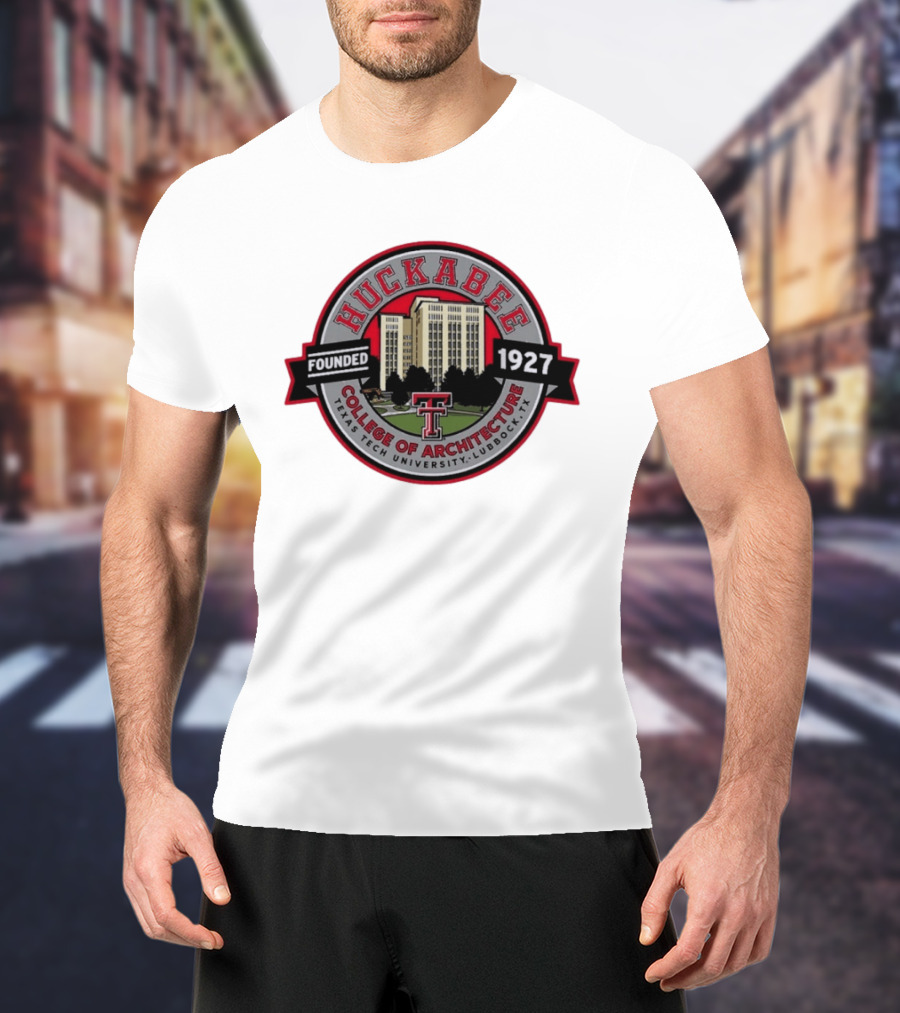 Texas Tech University Huckabee College Of Architecture Founded 1927 Lubbock TX T-Shirt