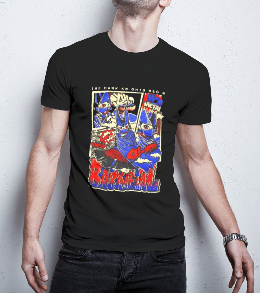 Babymetal The Dark Knights Begin Wow Metal Manga Style Comic T-Shirt