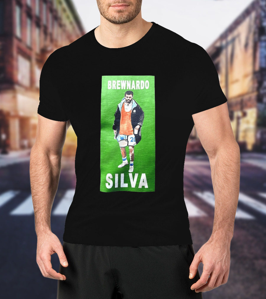 Brewnardo Silva Bernardo Silva Manchester City Football Star T-Shirt