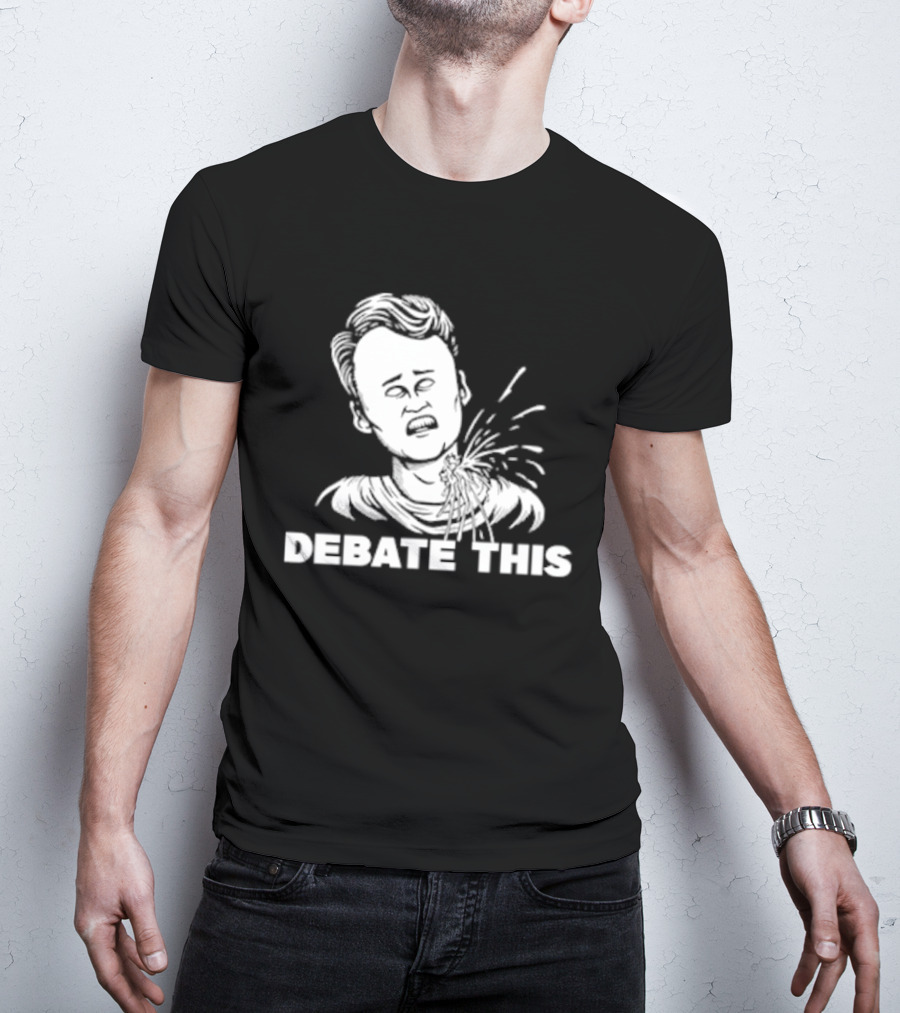Charlie Kirk Debate This Explosion Head T-Shirt