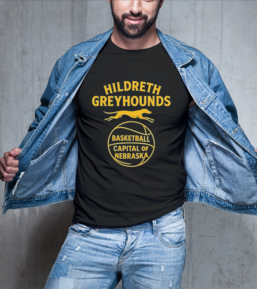 Hildreth Greyhounds Basketball Capital Of Nebraska T-Shirt