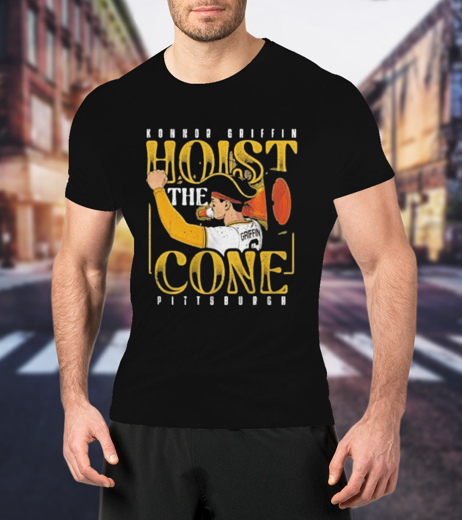 Konnor Griffin Hoist The Cone Pittsburgh T-Shirt