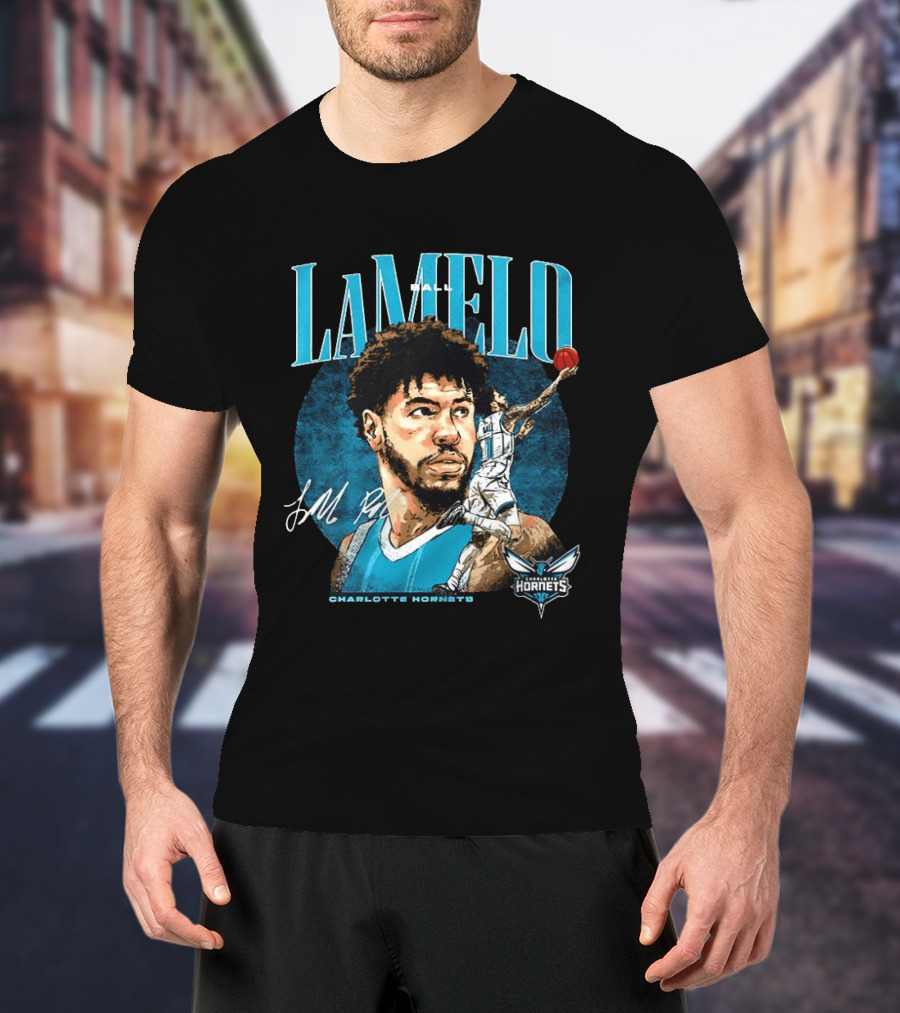 LaMelo Ball Charlotte Hornets NBA 2026 Player Signature Edition T-Shirt
