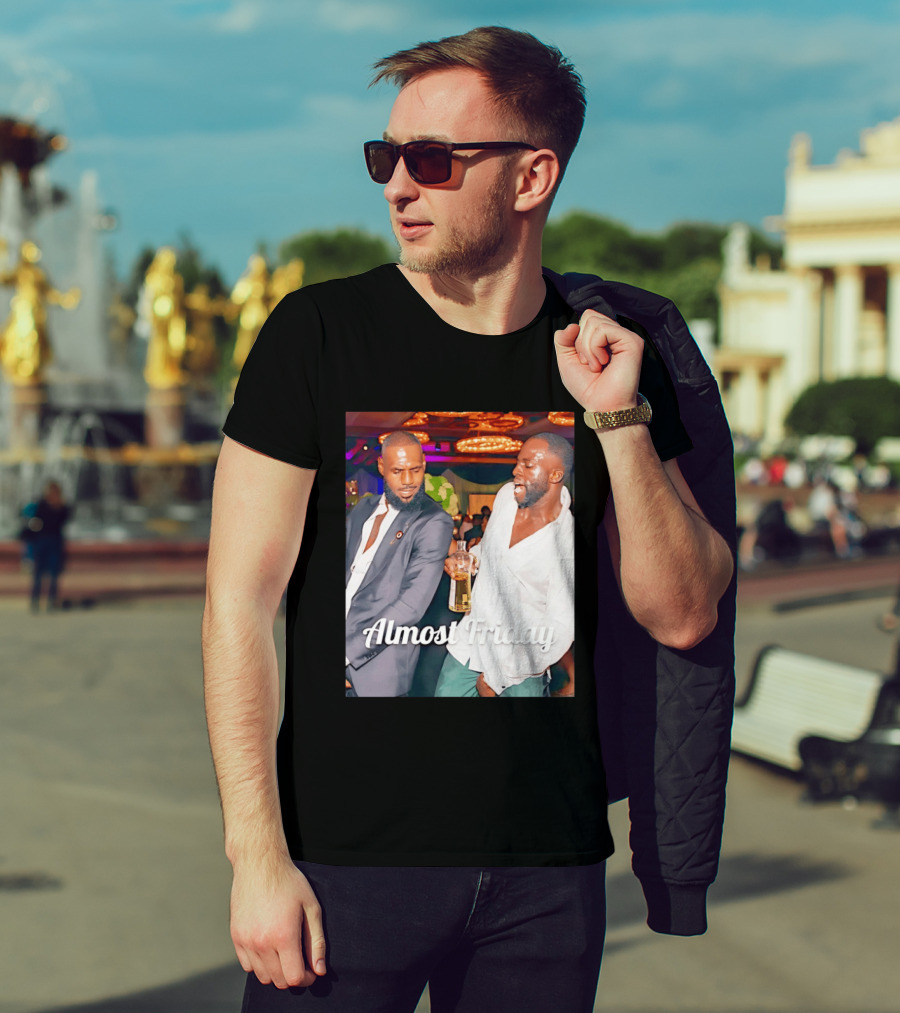 LeBron James Draymond Green Almost Friday Club Scene T-Shirt