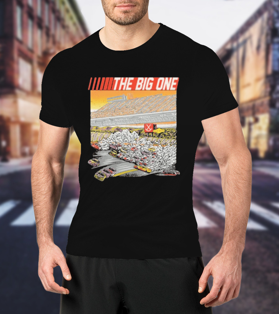 The Big One Old Brook NASCAR Racing Scene T-Shirt