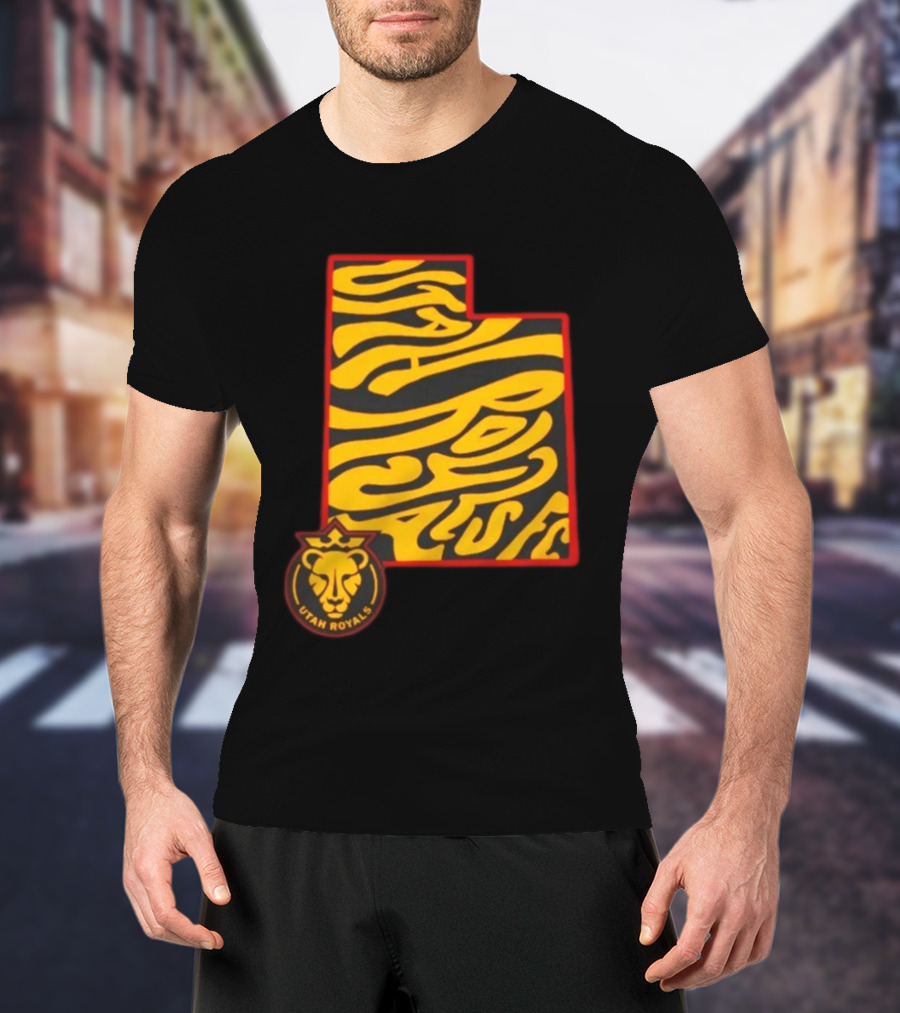Utah Royals FC Groovy State Lion T-Shirt