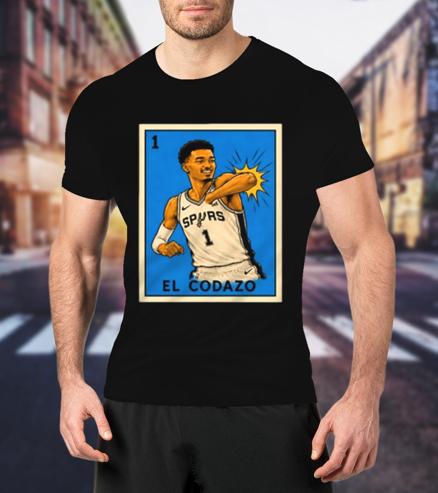 Victor Wembanyama El Codazo San Antonio Spurs NBA 2026 T-Shirt