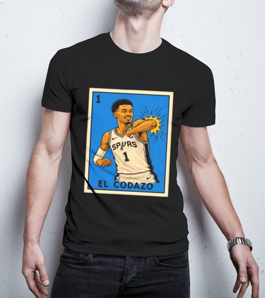Victor Wembanyama El Codazo San Antonio Spurs NBA 2026 T-Shirt