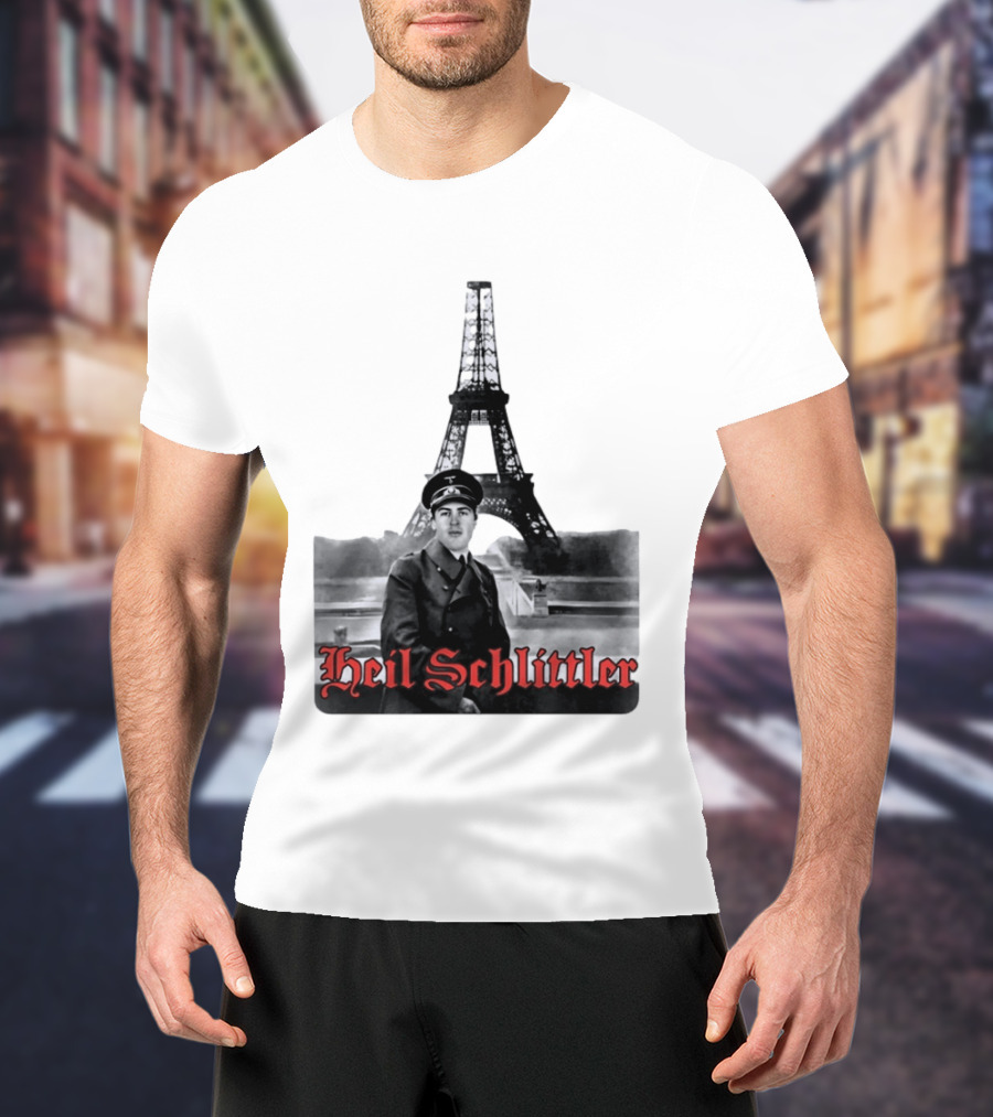 Adolf Hitler X Eiffel Tower Heil Schlittler T-Shirt
