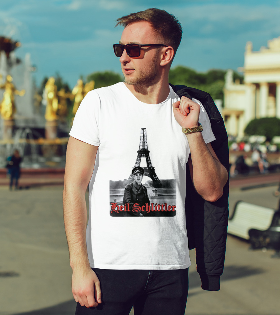 Adolf Hitler X Eiffel Tower Heil Schlittler T-Shirt