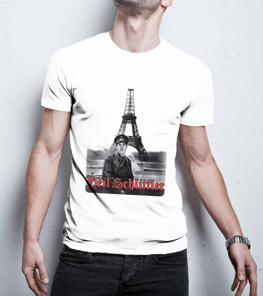Adolf Hitler X Eiffel Tower Heil Schlittler T-Shirt