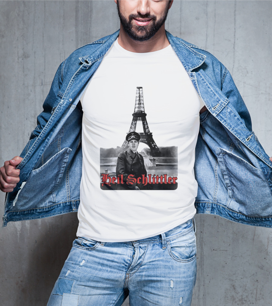 Adolf Hitler X Eiffel Tower Heil Schlittler T-Shirt