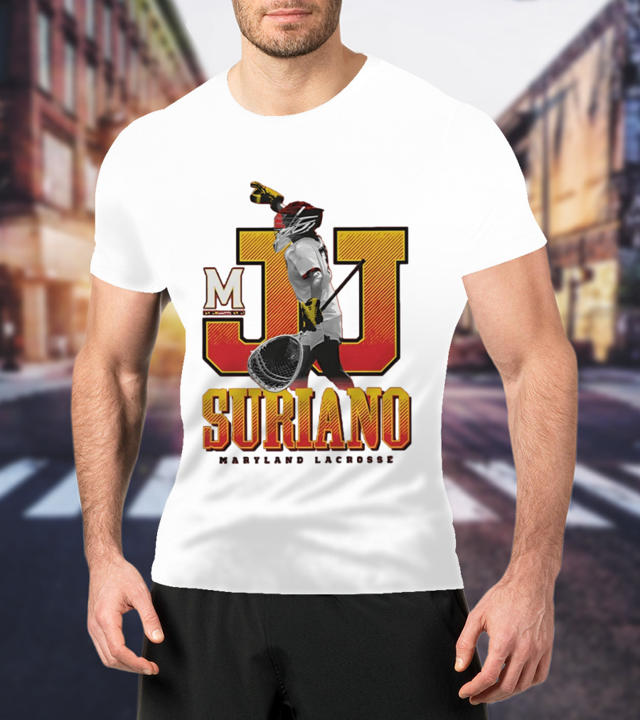 JJ Suriano Maryland Lacrosse M Sports Team T-Shirt