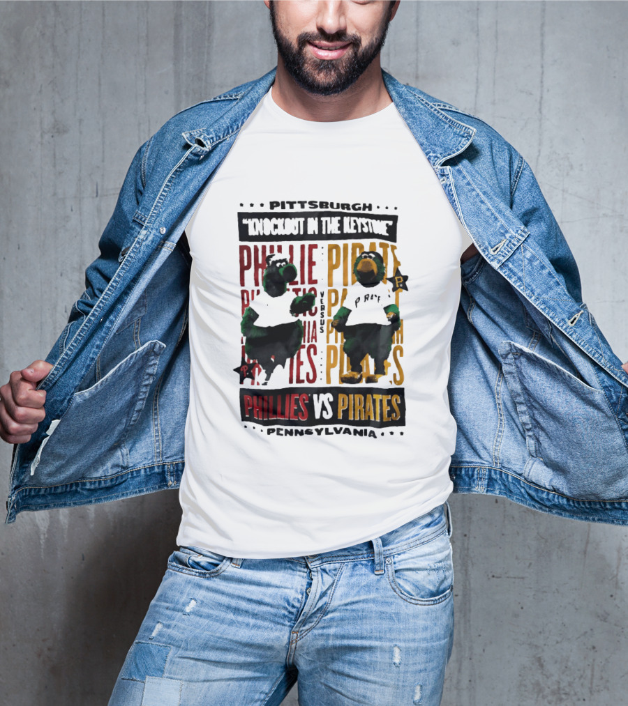 Pittsburgh Knockout In The Keystone Phillies Vs Pirates Pennsylvania T-Shirt