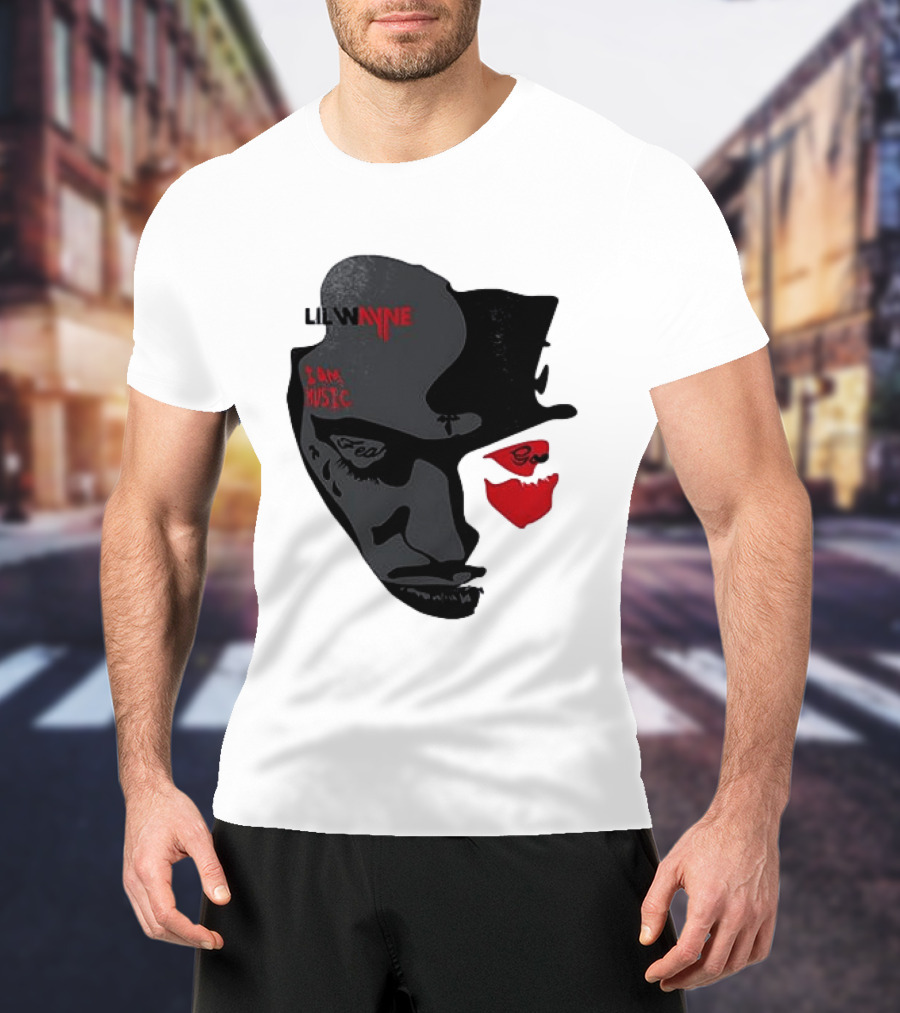 Lil Wayne I Am Music Sorry 4 The Wait Face T-Shirt