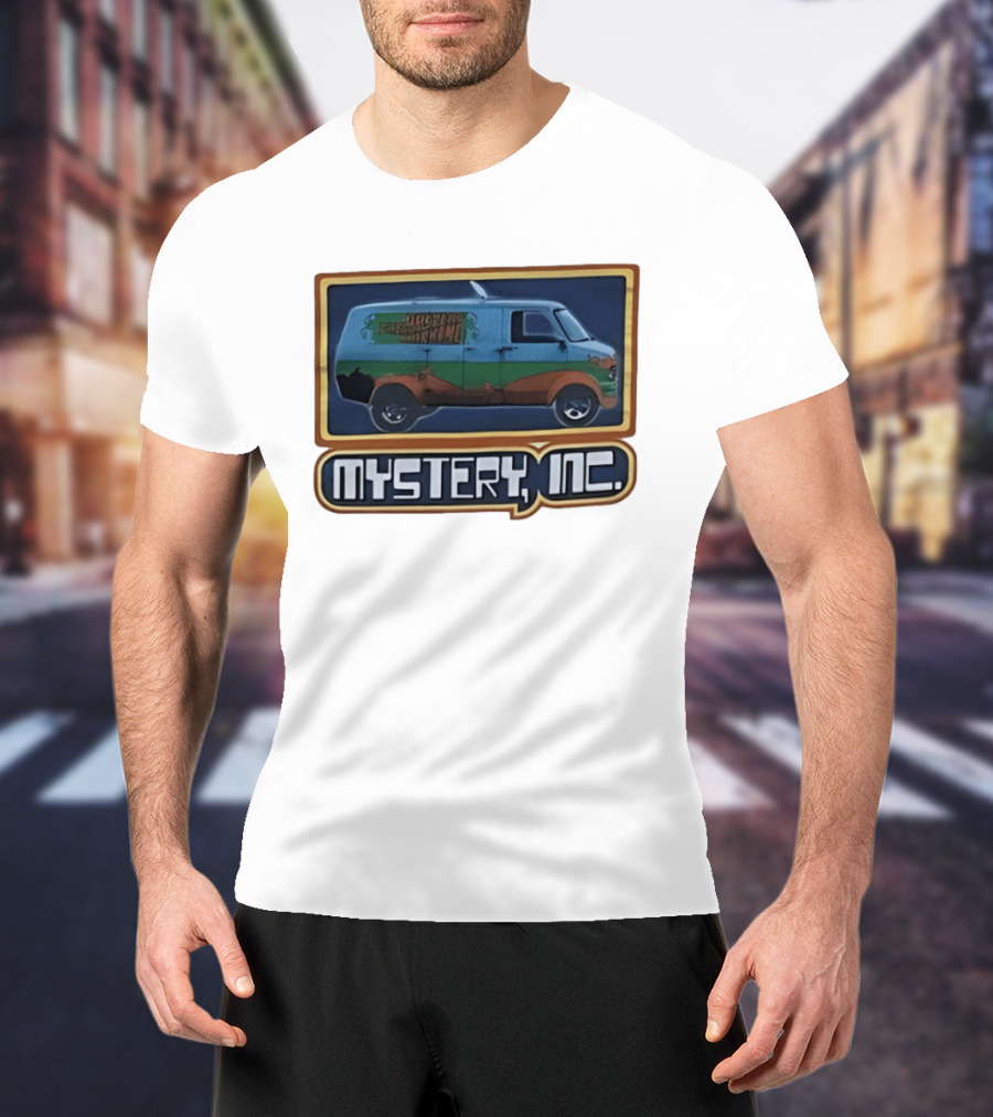 Mystery Inc Scooby Doo Mystery Machine Van T-Shirt
