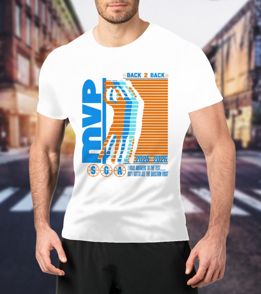 MVP Back 2 Back 2025 2026 SGA T-Shirt