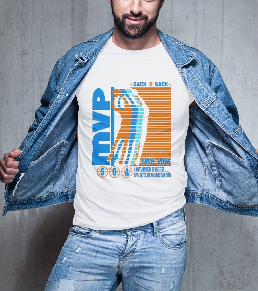 MVP Back 2 Back 2025 2026 SGA T-Shirt