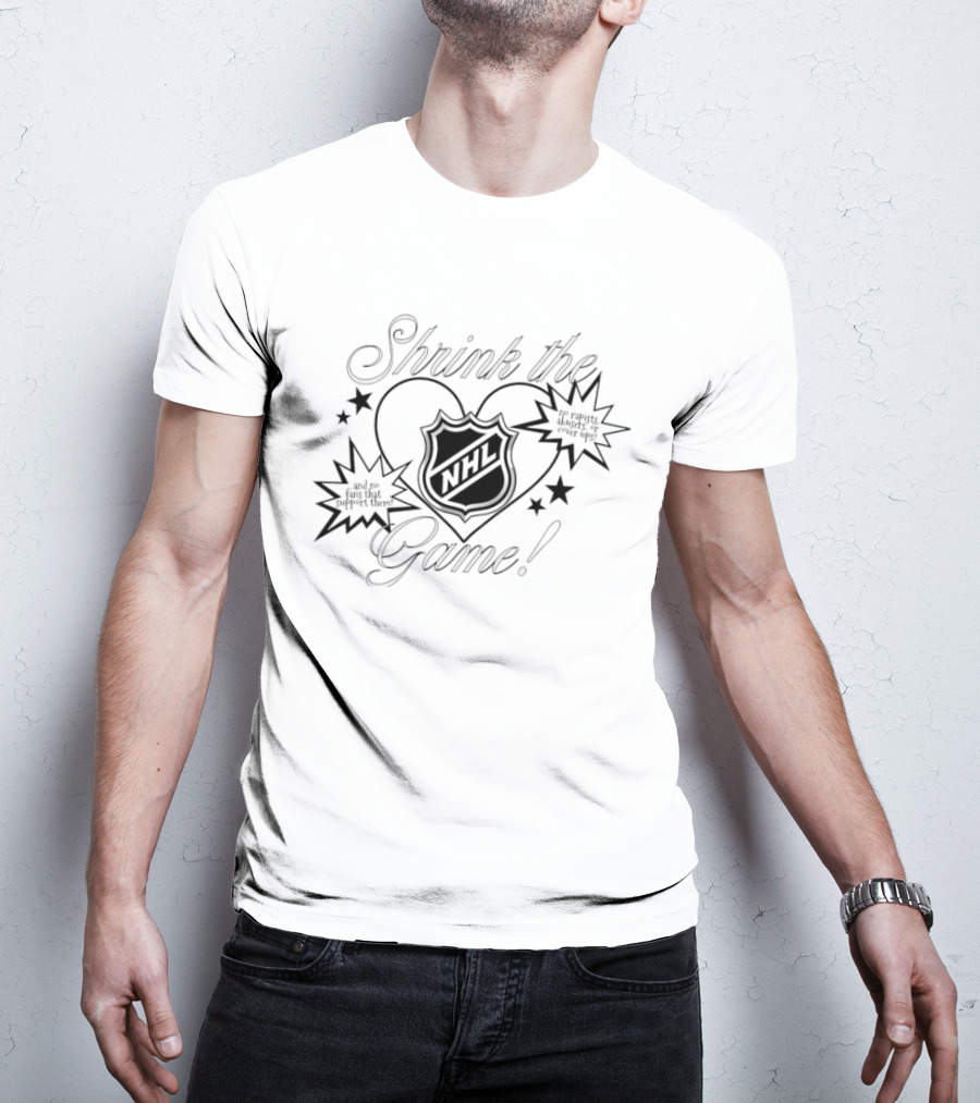Shrink The Game NHL No Rapists Abusers Or Cover Ups T-Shirt