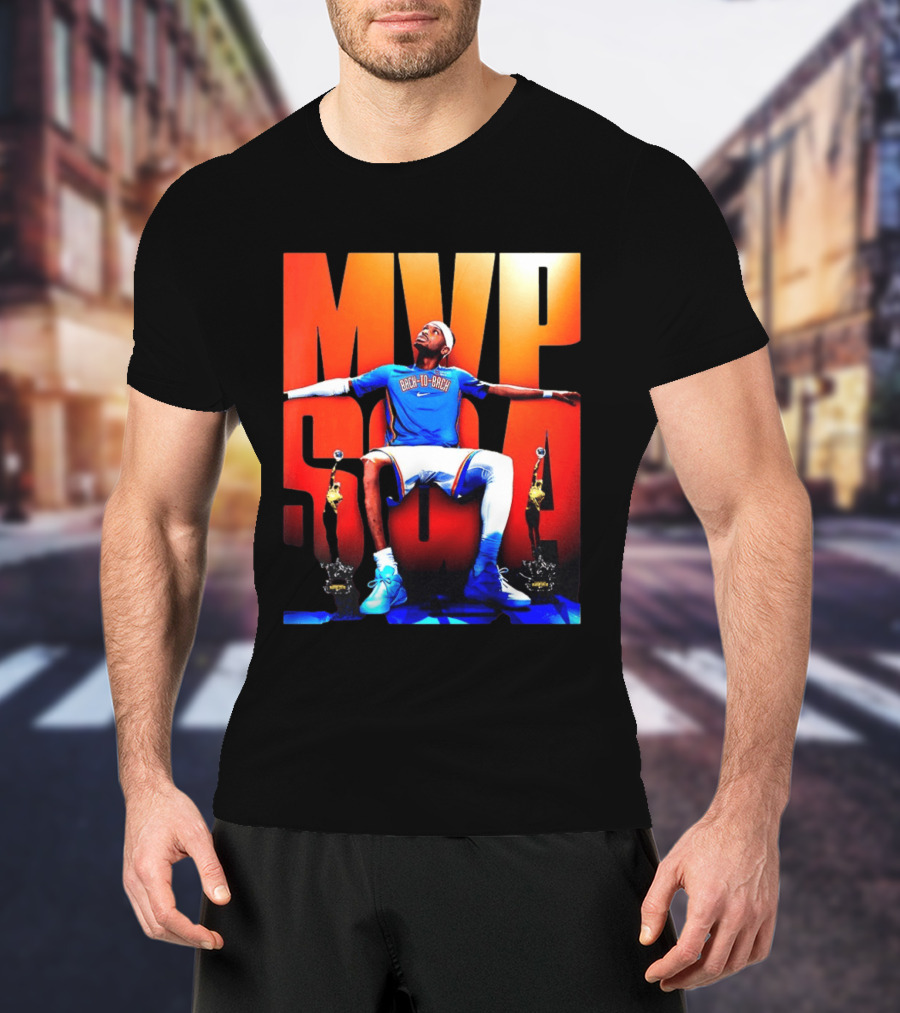 Back To Back MVP Shai Gilgeous Alexander 2026 SGA NBA T-Shirt