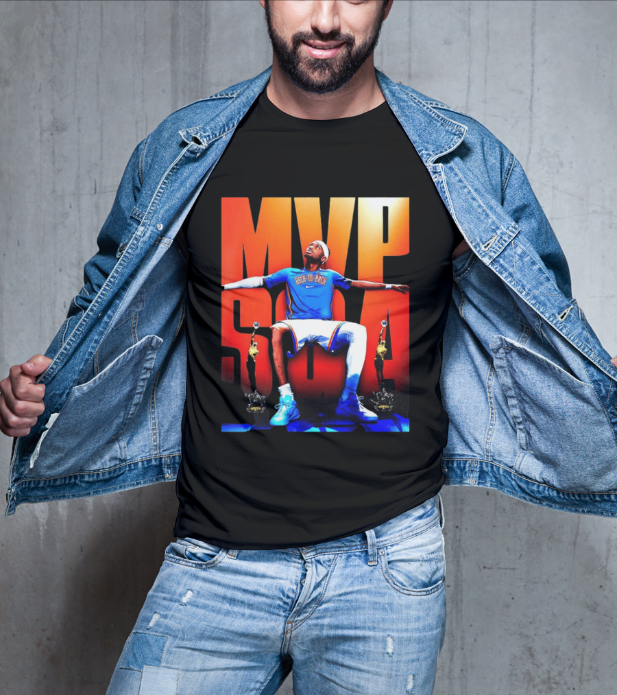 Back To Back MVP Shai Gilgeous Alexander 2026 SGA NBA T-Shirt