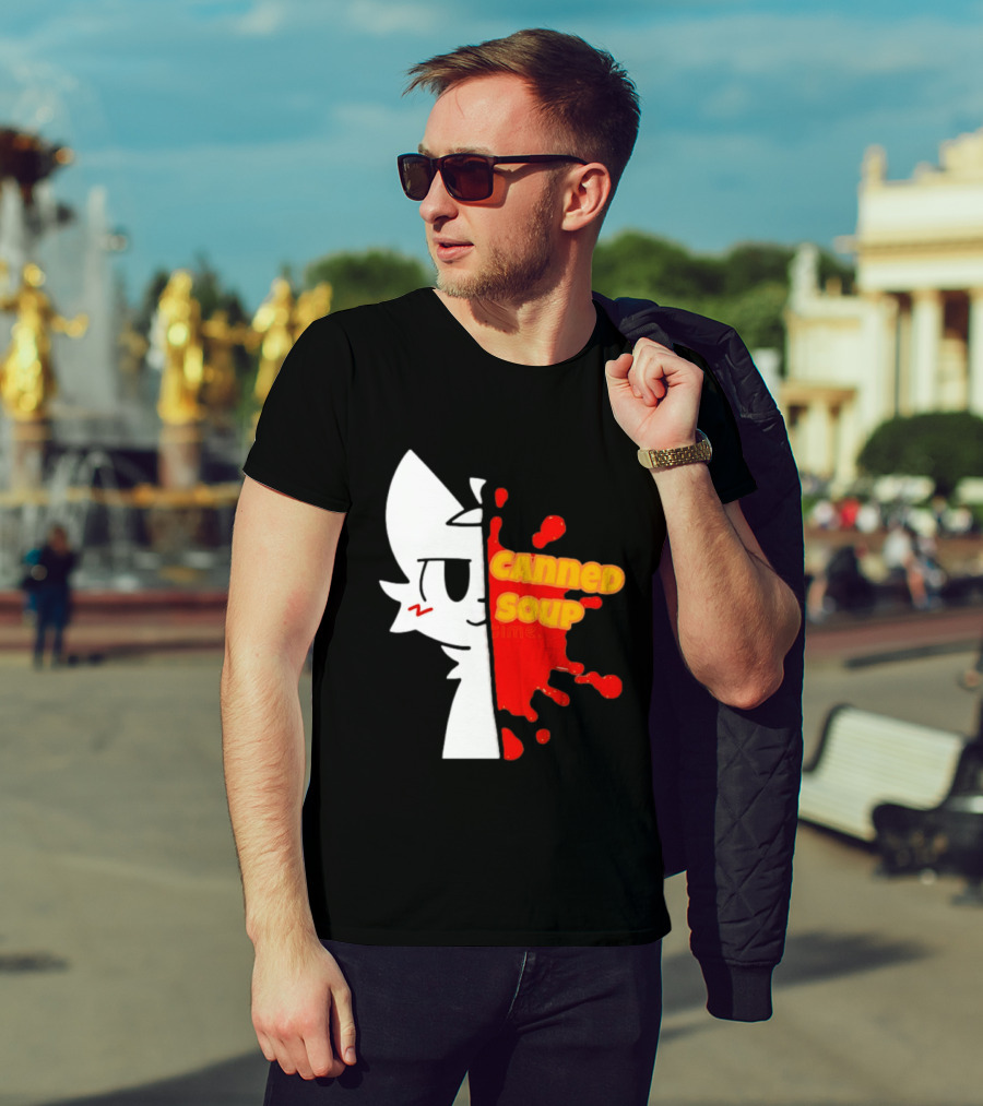 Boykisser Meme Canned Soup Splatter T-Shirt
