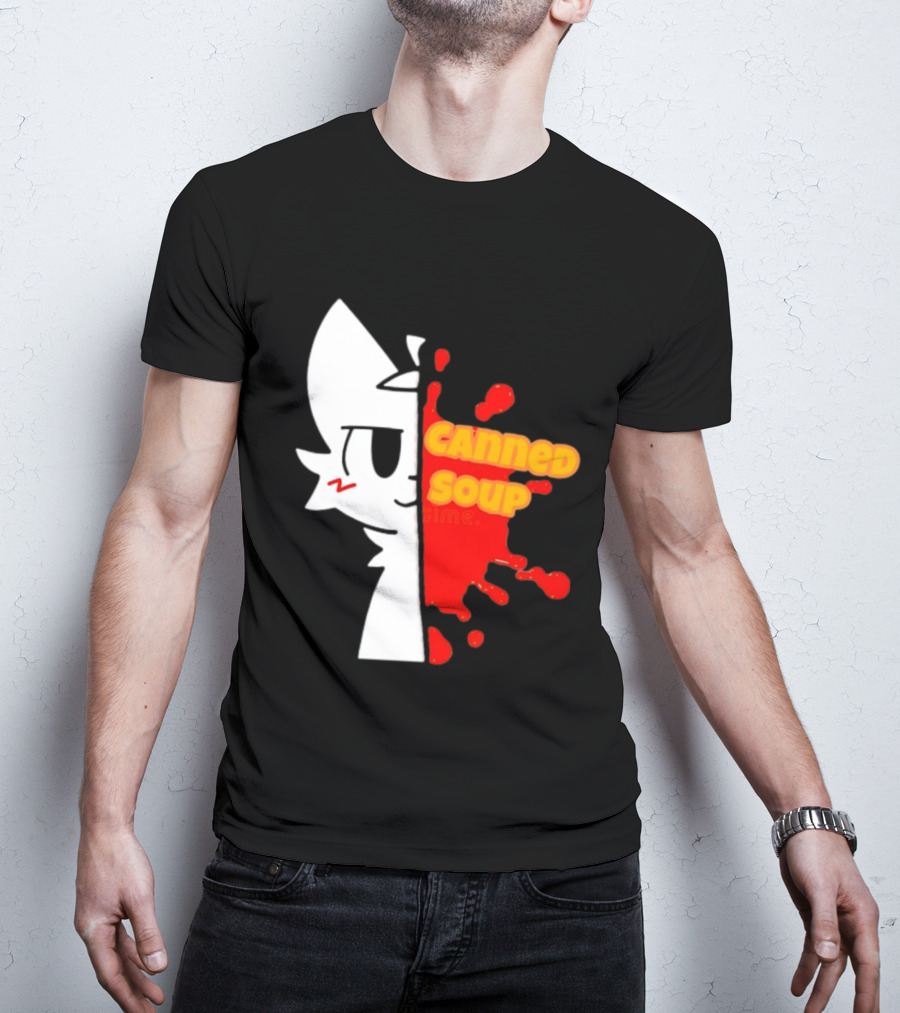 Boykisser Meme Canned Soup Splatter T-Shirt