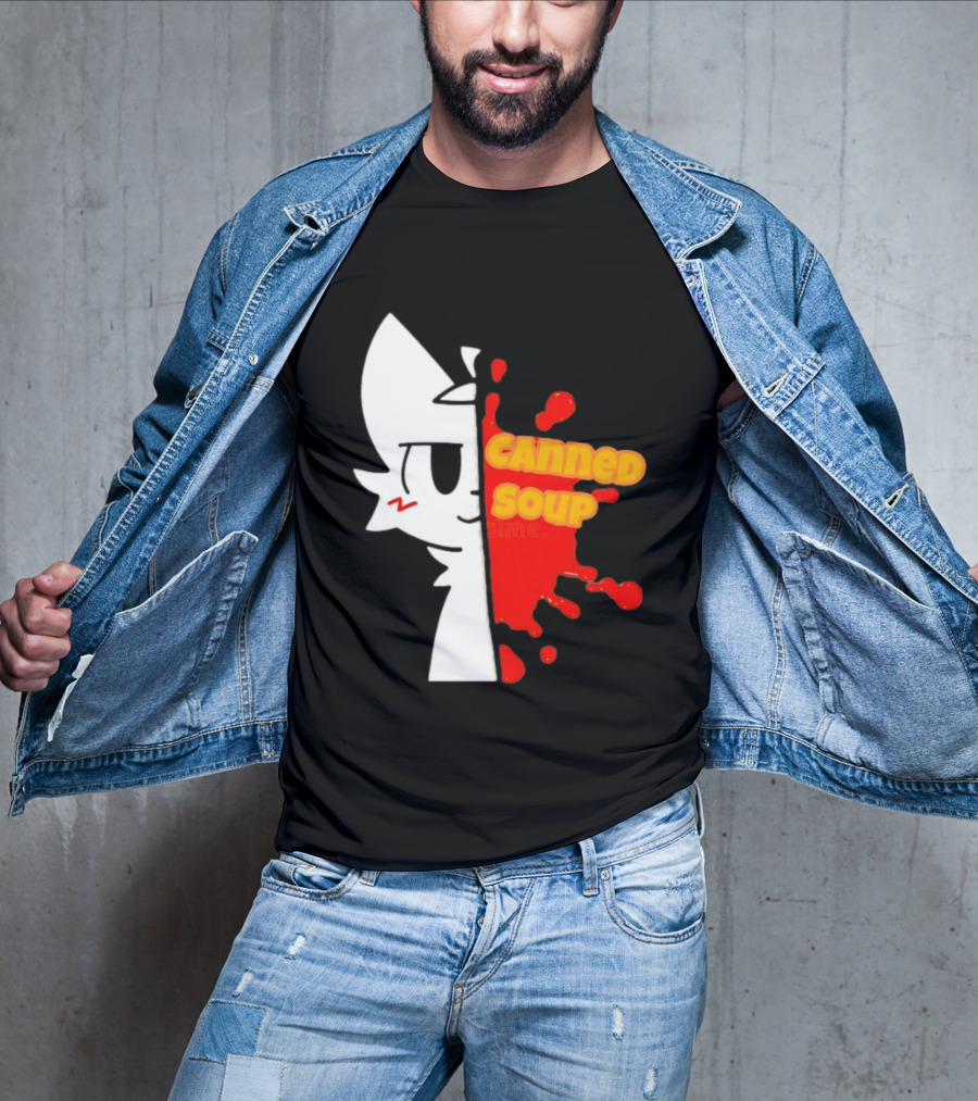 Boykisser Meme Canned Soup Splatter T-Shirt