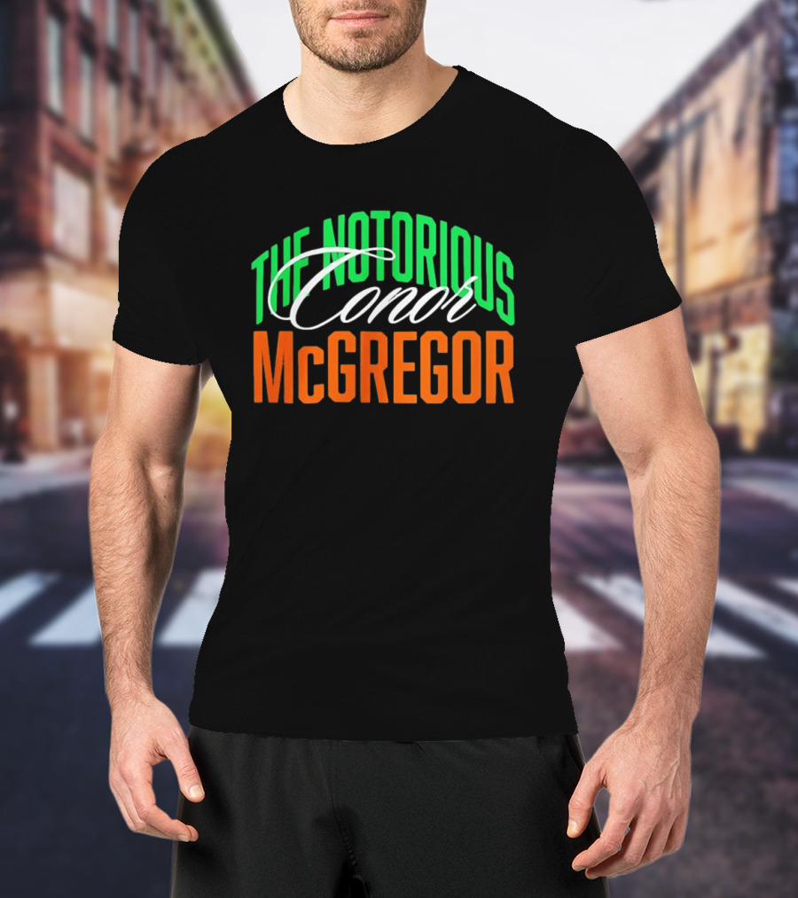 Conor McGregor The Notorious Ireland Flag T-Shirt