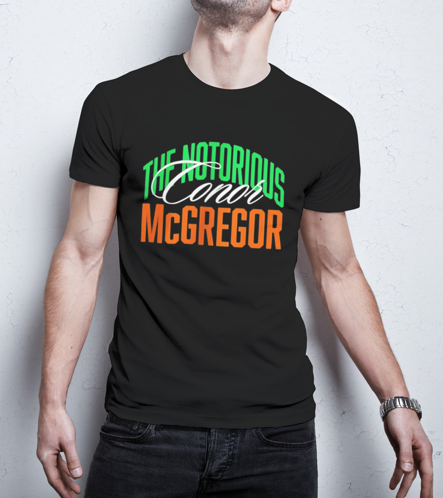 Conor McGregor The Notorious Ireland Flag T-Shirt
