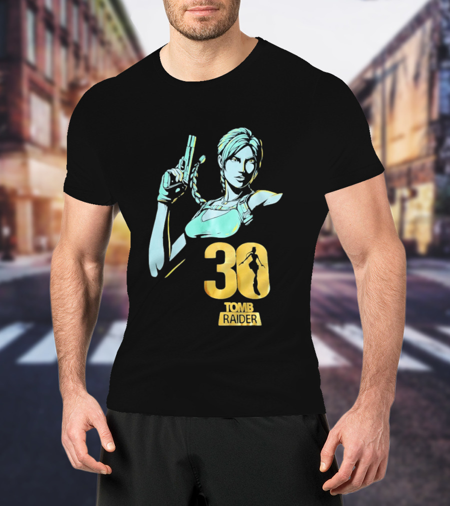 Lara Croft 30 Years Tomb Raider Anniversary T-Shirt